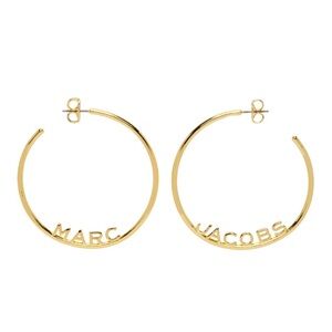 NWT Marc Jacobs Gold Hoop Earrings